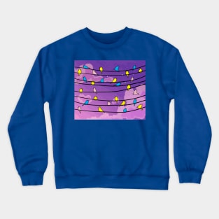 Colorful Birds In Nature Crewneck Sweatshirt